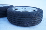 4st Skoda Aluminiumfälgar med sommardäck. B515