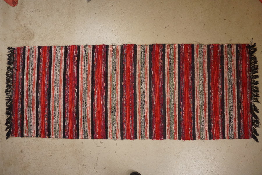 Trasmatta röd mm 85x215cm. B534