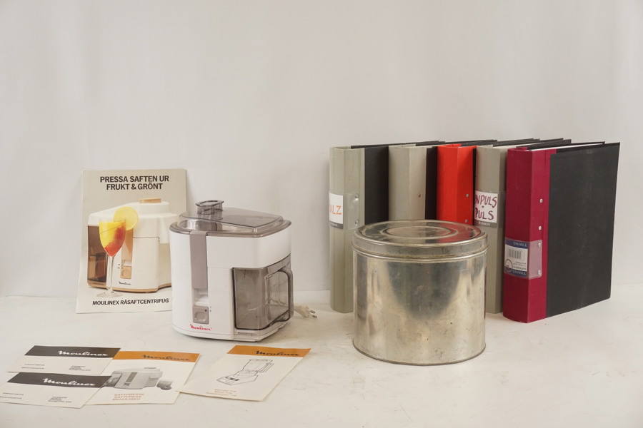 Vintage MOULINEX Råsaftcentrifug mm. BC369/