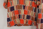 Vintage Blus och kjol röd svart. A28/