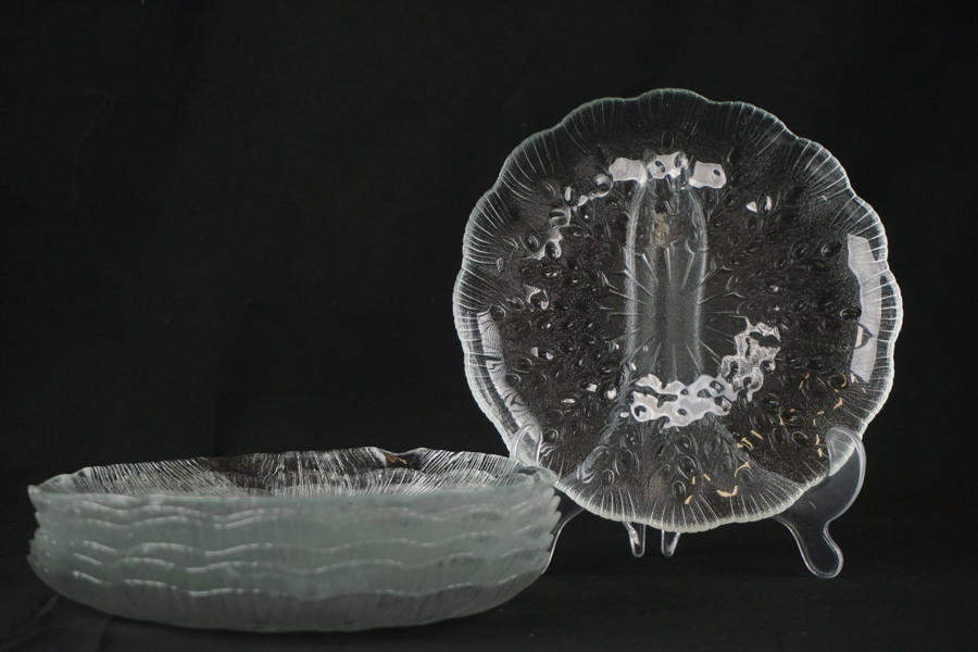 7st Glastallrikar motiv: Veteax. G3