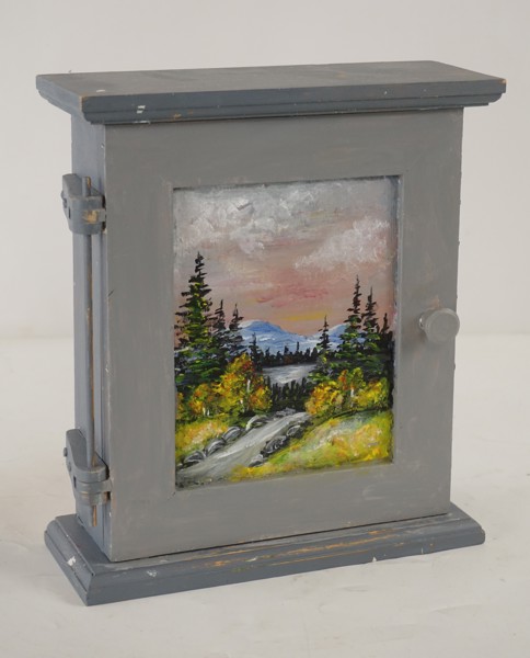 Handmålad nyckelskåp. A15