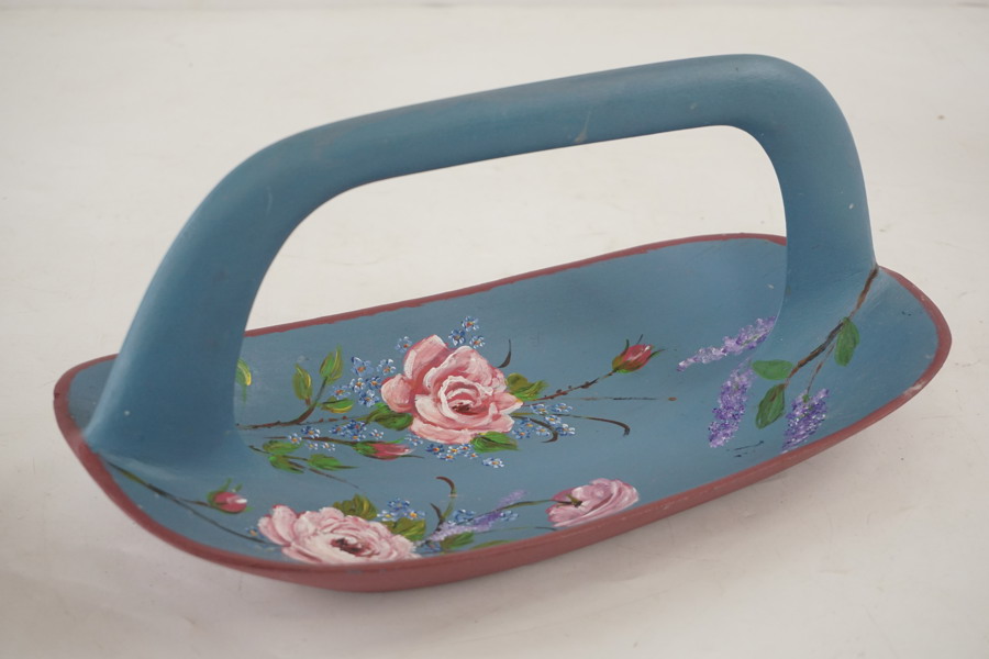 Brödfat/kakfat handmålad, allmoge still. A16