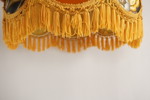 Vintage Lampskärm med fransar, orange. M27