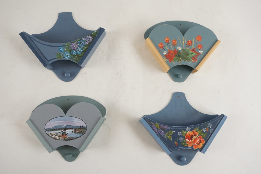 4st Handmålad Kaffefilterhållare. A38