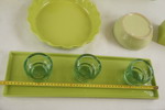 Gröna vaser, ugnsformar, tallrik, Broste mm. BC30