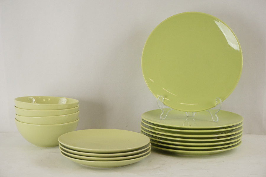 IKEA tallrikar grön mm. G15