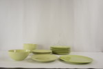 IKEA tallrikar grön mm. G15