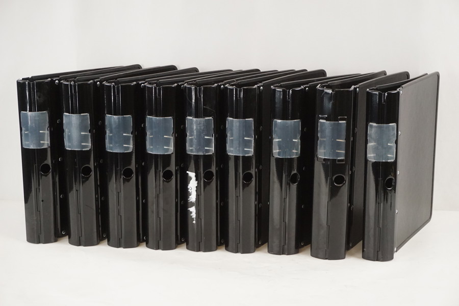 9st Pärm Agrippa A4 i metall, svart. BC37