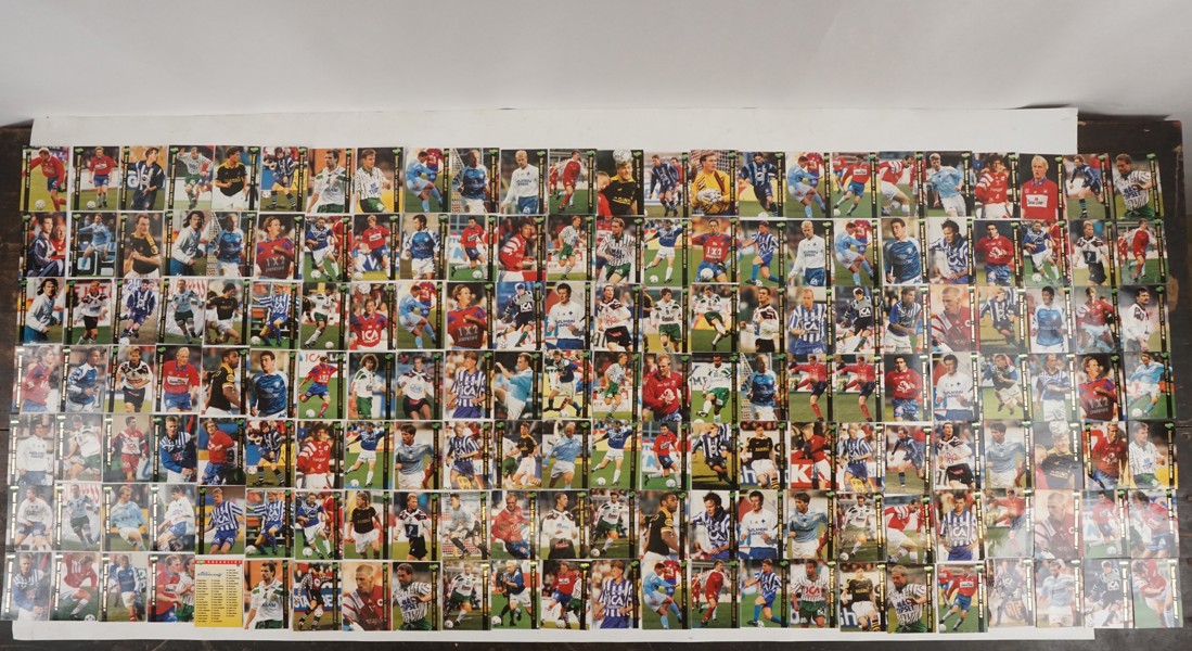 Arena samlarkort fotboll Hans Eskilsson Hammarby mm. A55