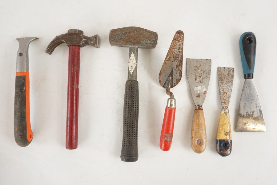 Hammare, spatel mm. D4