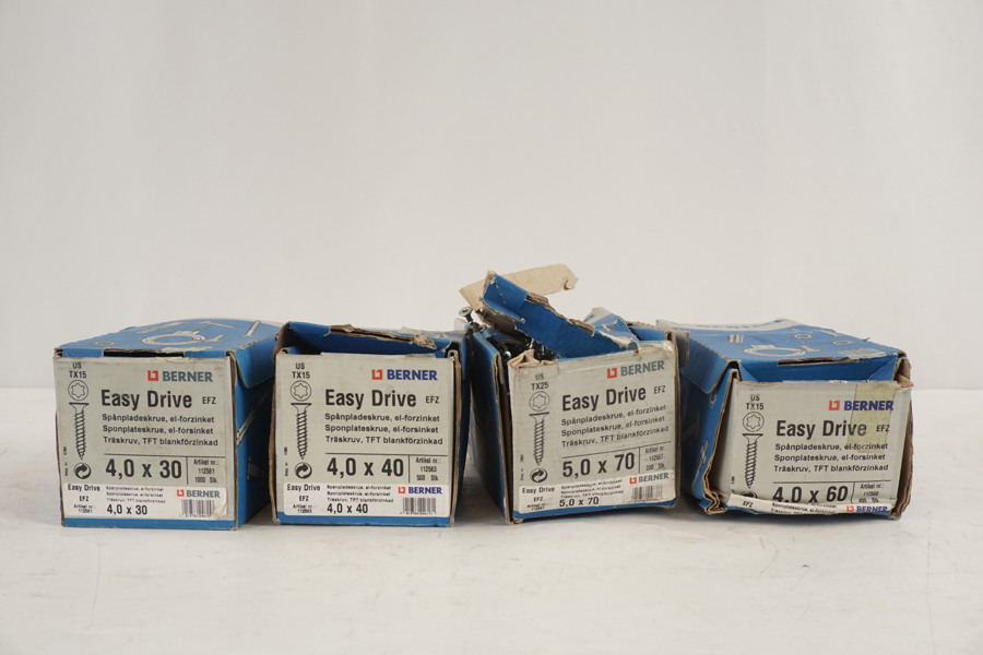 Berner Easy Drive skruv TX25, 5kg. D47