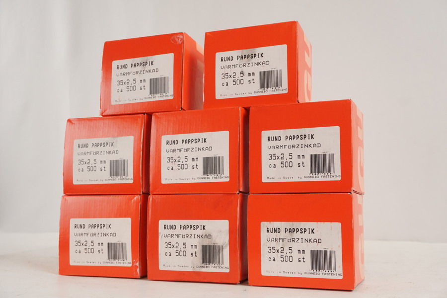 Gunnebo rund pappspik 7kg. D48