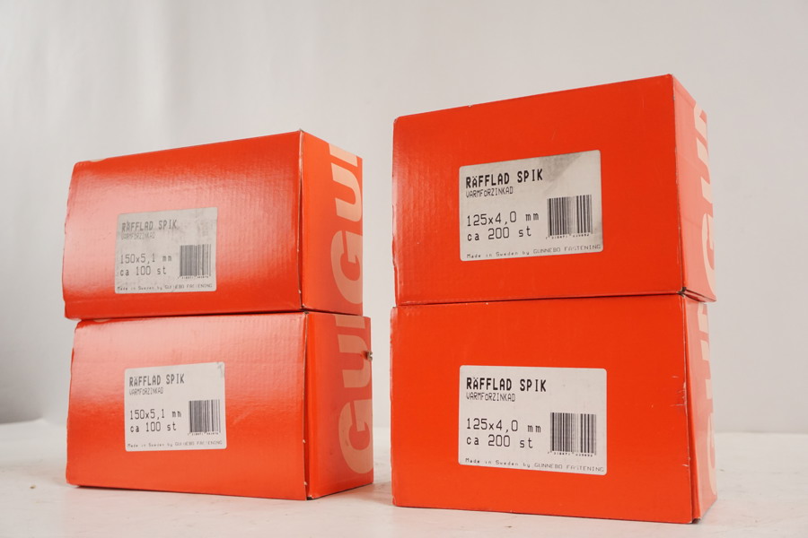 Gunnebo räfflad spik 11,6kg. D50