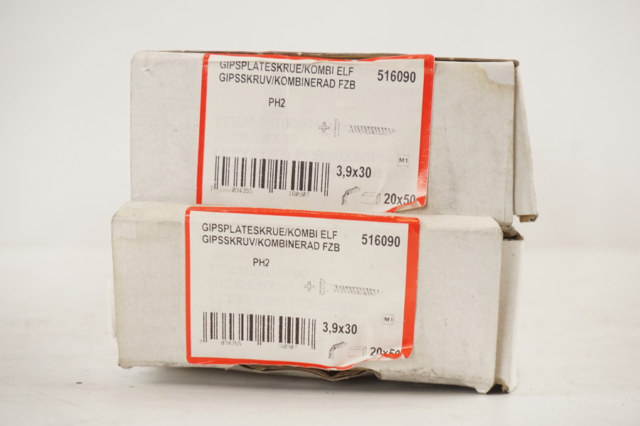 2st Lådor Gipsskruv / Spånskiveskruv PH2. D66