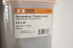 Heco Farmarskruv svart 9011 4,5kg. D68