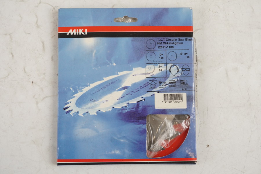 Miki Cirkelsågblad Ø165mm. D70