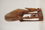 Träskulptur, Antilop med unge. A83