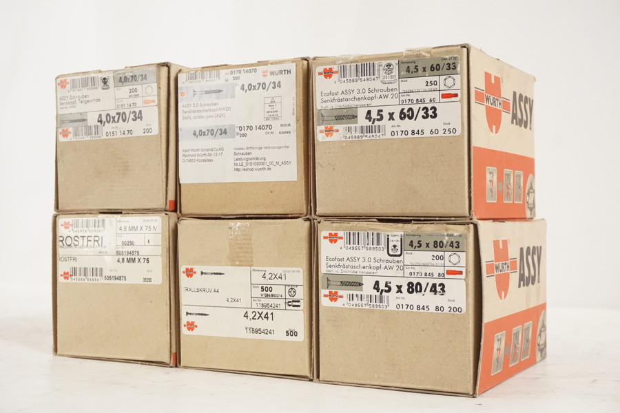 Wurth ASSY Skruv mm 5,5kg. D84