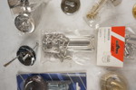 4st Dörrhandtag, Cylindervredsats mm. D97