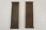 2st Gjutjärnsroster LBH 12x43x2cm 6,2kg. D98