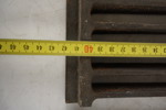 2st Gjutjärnsroster LBH 12x43x2cm 6,2kg. D98