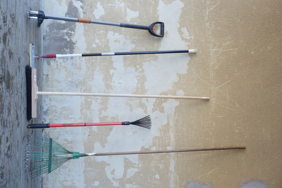 5delar Fiskars ogräsupptagare, Sopborste mm. B112