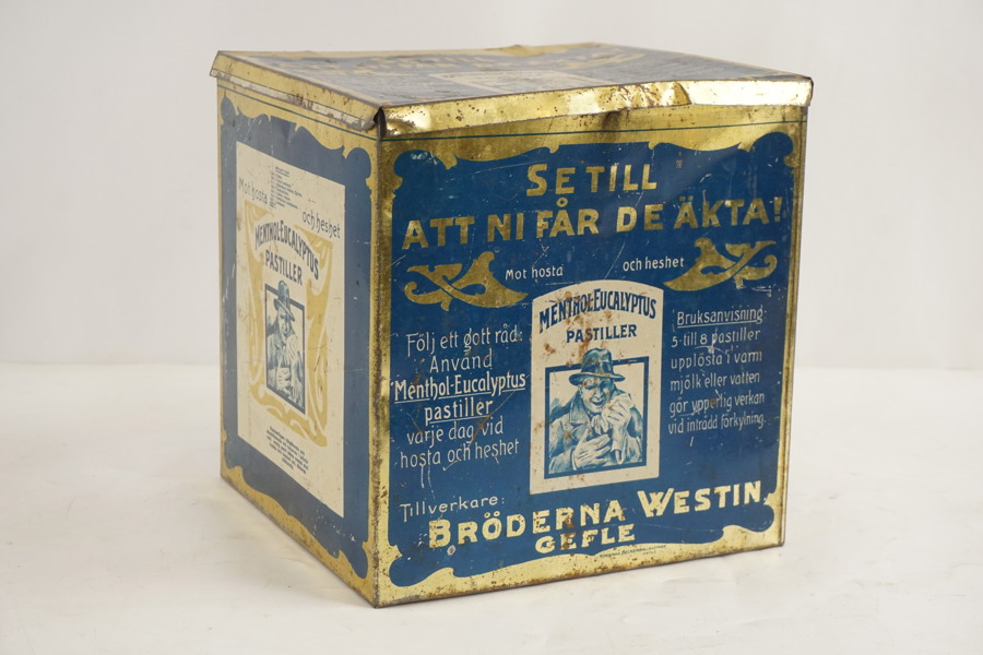 Plåtburk, Bröderna Westins AB Gefle. A90