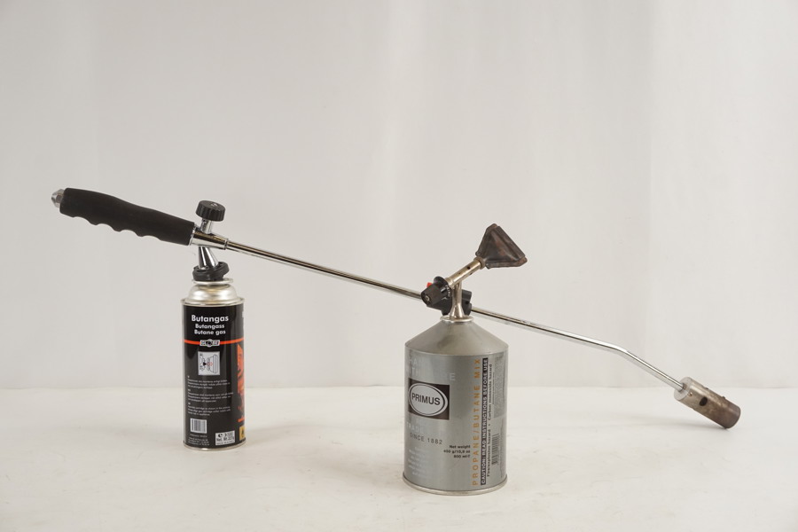 Ogräsbrännare med butangaspatron mm. D118