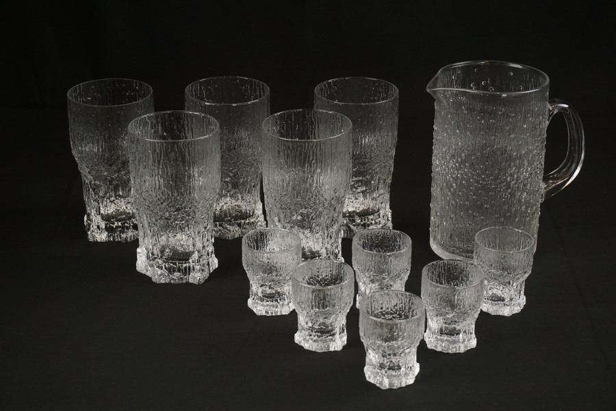 Iittala Aslak Glas, Vattenkanna Hopla mm. G34