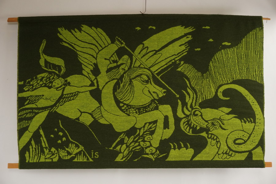  Väggbonad, Göran och Draken, Borås. A105