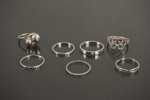 7st Silver ringar 10g. A120