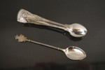 Sockertång & tesked i silver 34g. A122