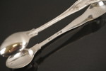 Sockertång & tesked i silver 34g. A122
