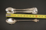 Sockertång & tesked i silver 34g. A122