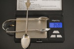 Sockertång & tesked i silver 34g. A122