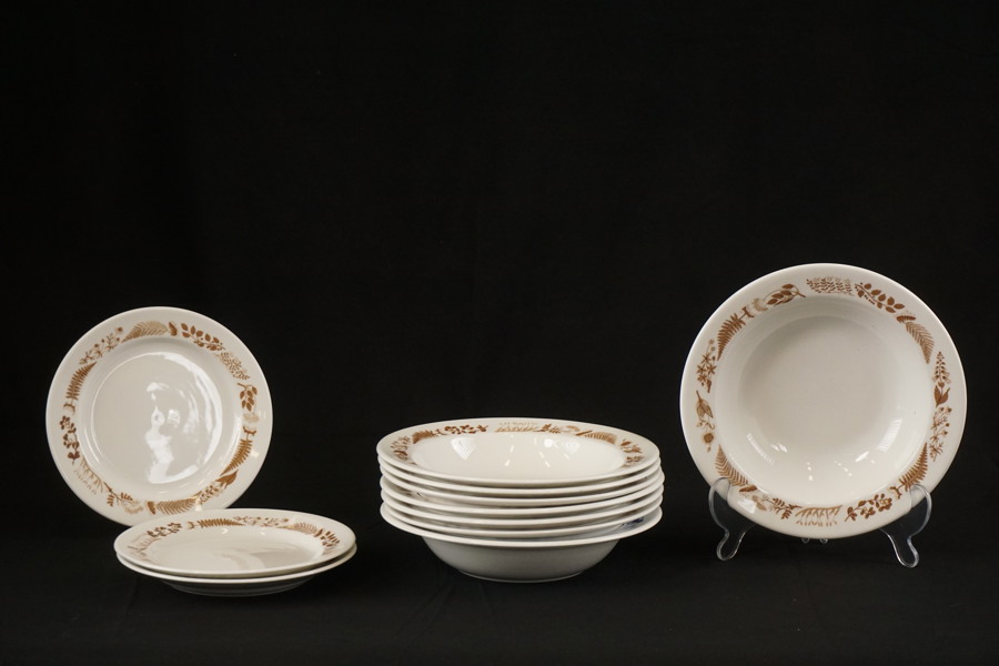 Gustavsberg, Medicinalväxter tallrikar. G55