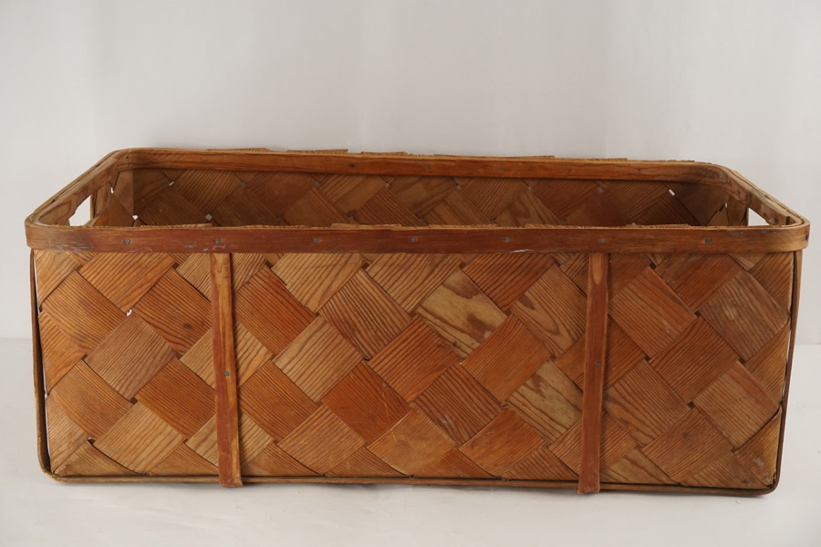 Stor spånkorg, allmoge. B511/