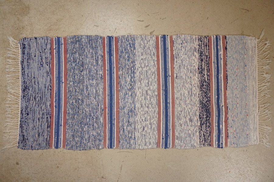 Trasmatta blå mm 77x163cm. B537/