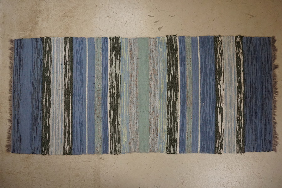 Trasmatta blå mm 85x190cm. B538/