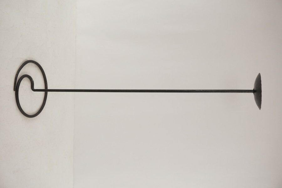 Golvljusstake smide. B303/