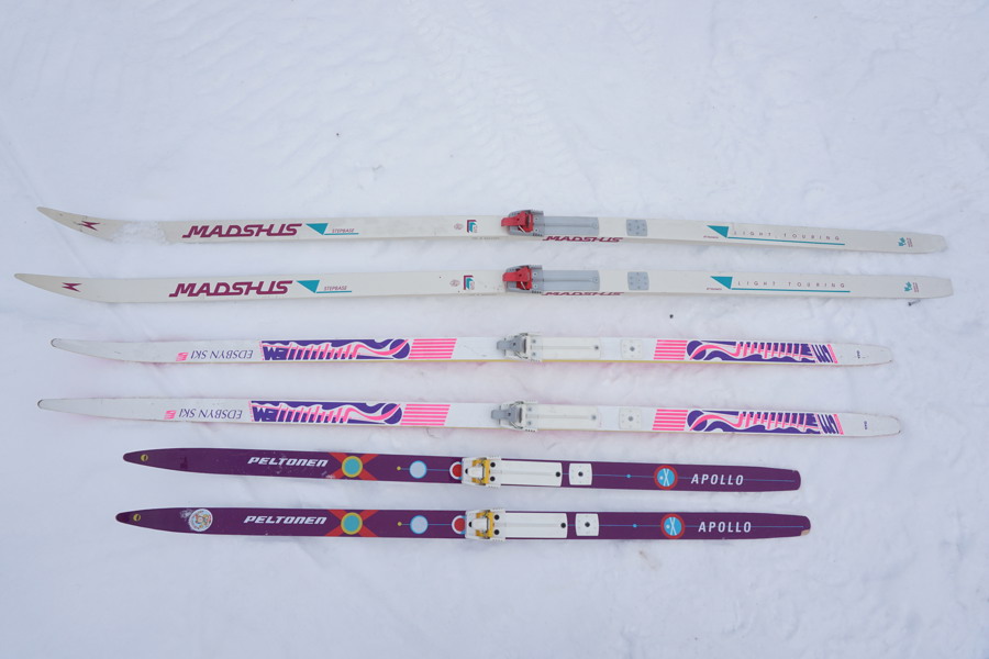 3par vintage längdskidor Madshus mm. B194/