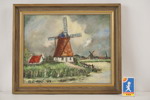 H.J. Nieuwis tavla Väderkvarn. M2/