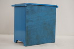 Liten förvaringslåda med lådor, blå. A126