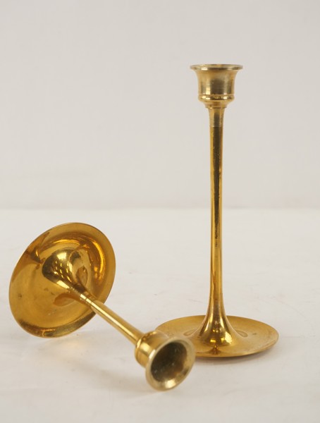 2st Ljusstakar i mässing. A130