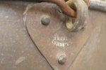 G.A. Dumky Stafre brandspruta i koppar. B225