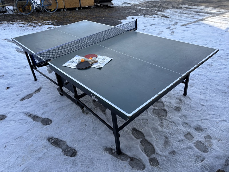 Pingisbord Stiga Elit roller med tillbehör