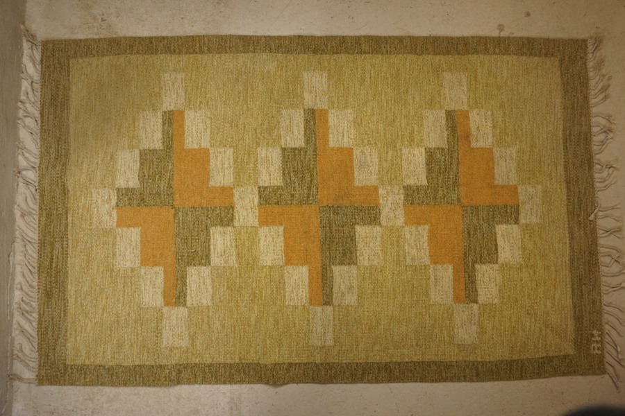 Röllakanmatta grön A.H 200x125cm. B242