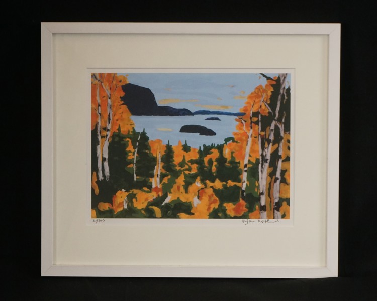 Örjan Östlund litografi 40x34,5cm. M43