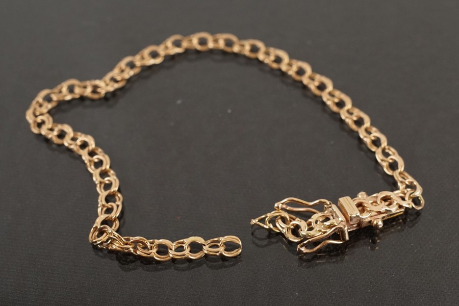 Guldarmband 18k 3,7g. A35